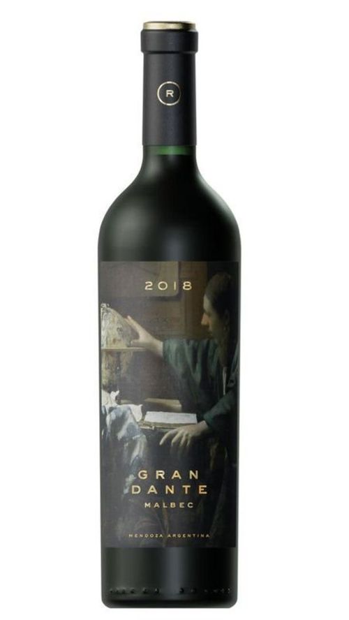 Vinho Tinto Bodega Dante Robino Gran Dante Malbec 750 ml Garrafa