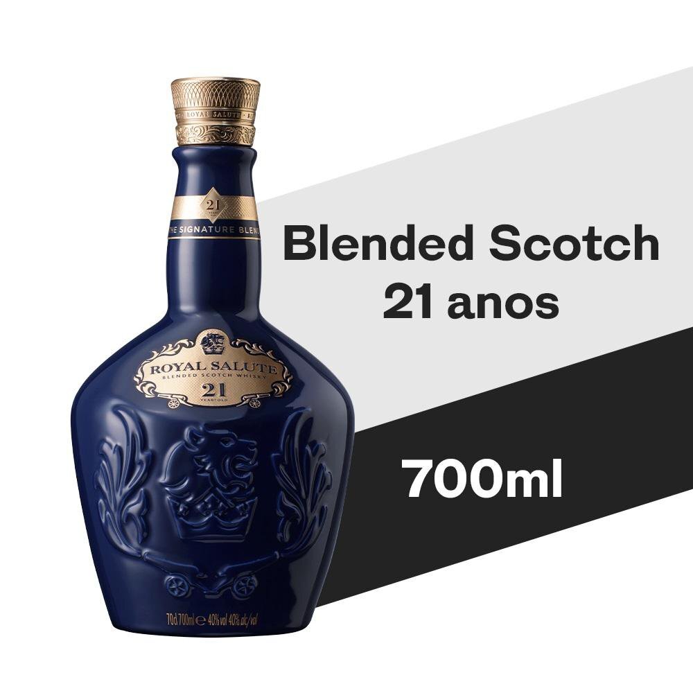 Whisky Royal Salute 21 anos The Signature Blend Escocês - 700 ml