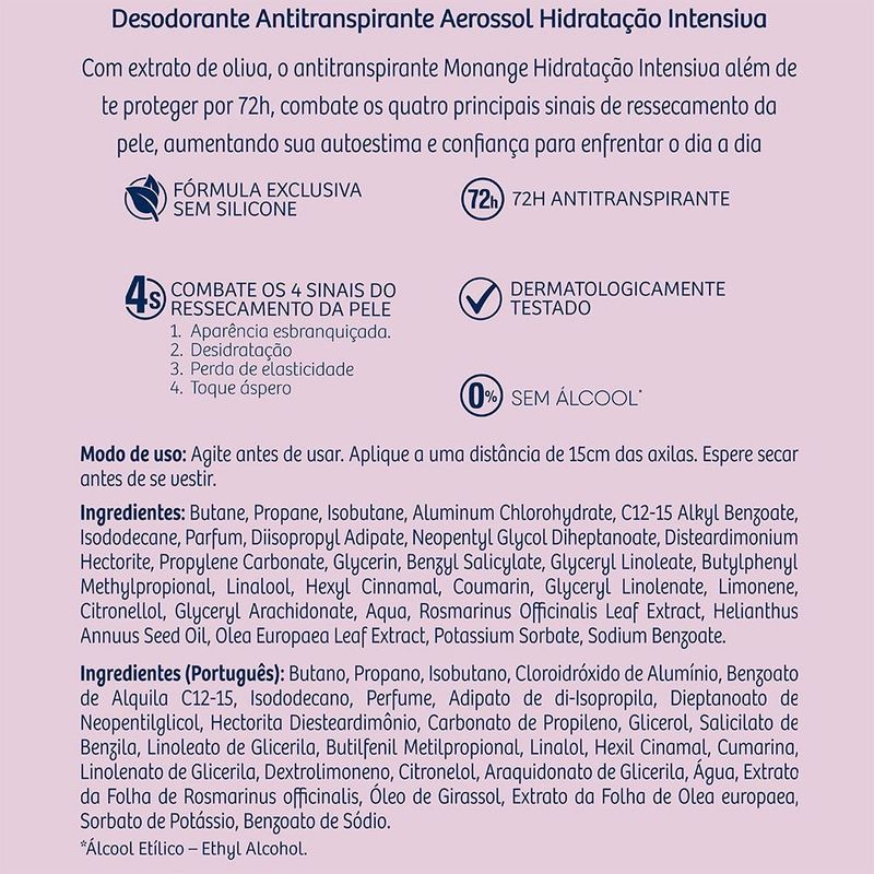 Desodorante-Aerossol-Antitranspirante-Monange-Feminino-Hidratacao-Intensiva-150ml