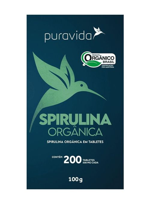 Suplemento alimentar Puravida Spirulina Premium 200 tablets
