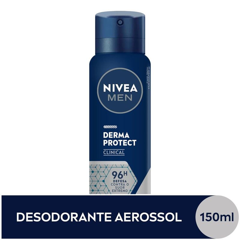 NIVEA-MEN-Desodorante-Antitranspirante-Aerossol-Derma-Protect-Clinical-150ml