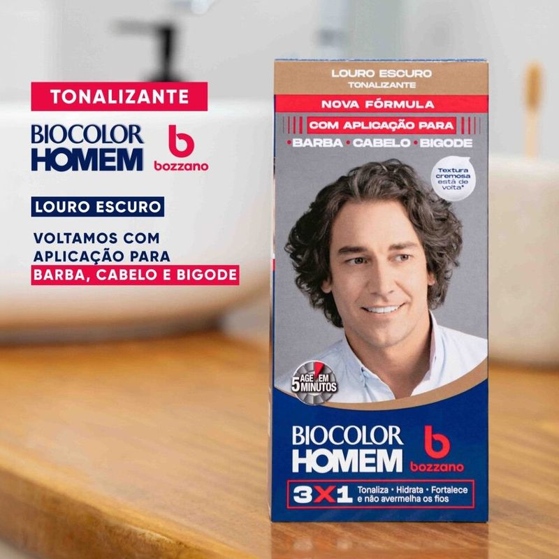 Tonalizante-de-Cabelo-Masculino-Biocolor-Homem-Bozzano-Louro-Escuro