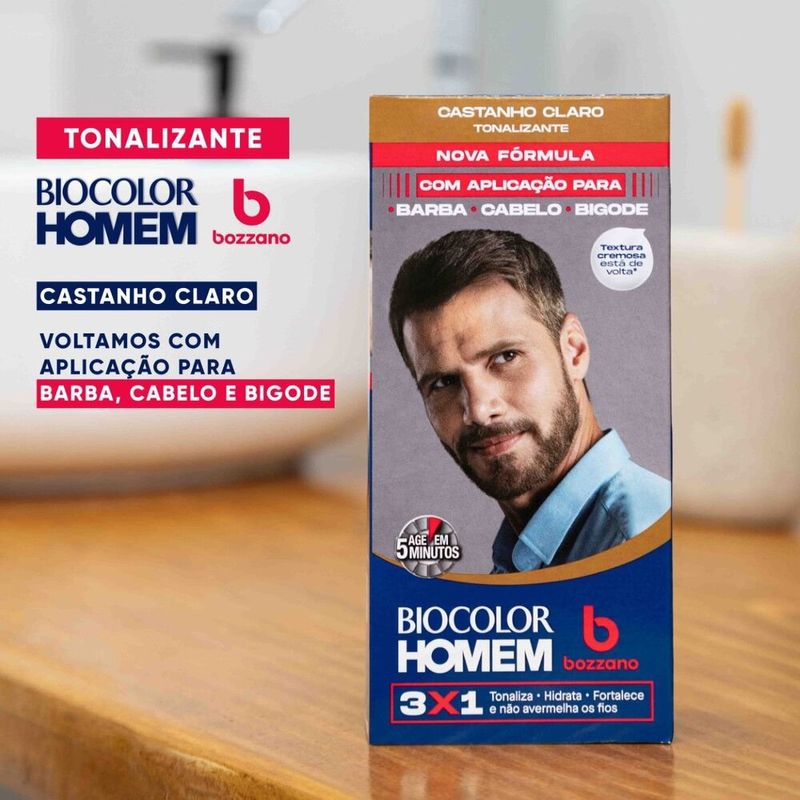 Tonalizante-de-Cabelo-Masculino-Biocolor-Homem-Bozzano-Castanho-Claro