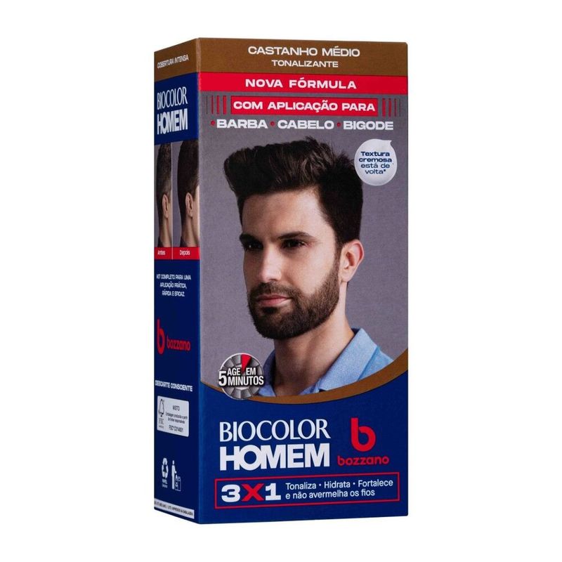 Tonalizante-de-Cabelo-Masculino-Biocolor-Homem-Bozzano-Castanho-Medio