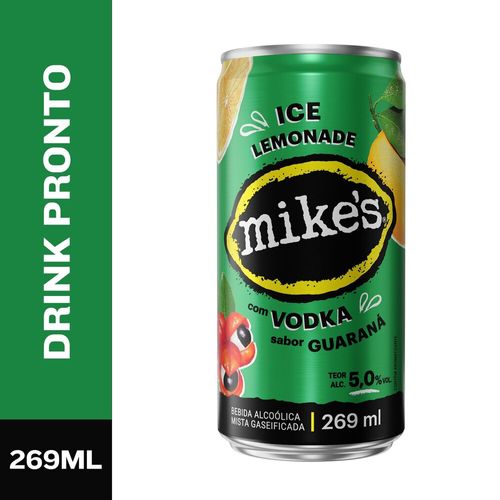 Drink Pronto Mike's Ice Guaraná 269ml Lata