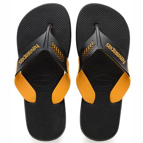 Sandália Havaianas Dynamic Preto e Amarelo Nº 41 / 42 Par