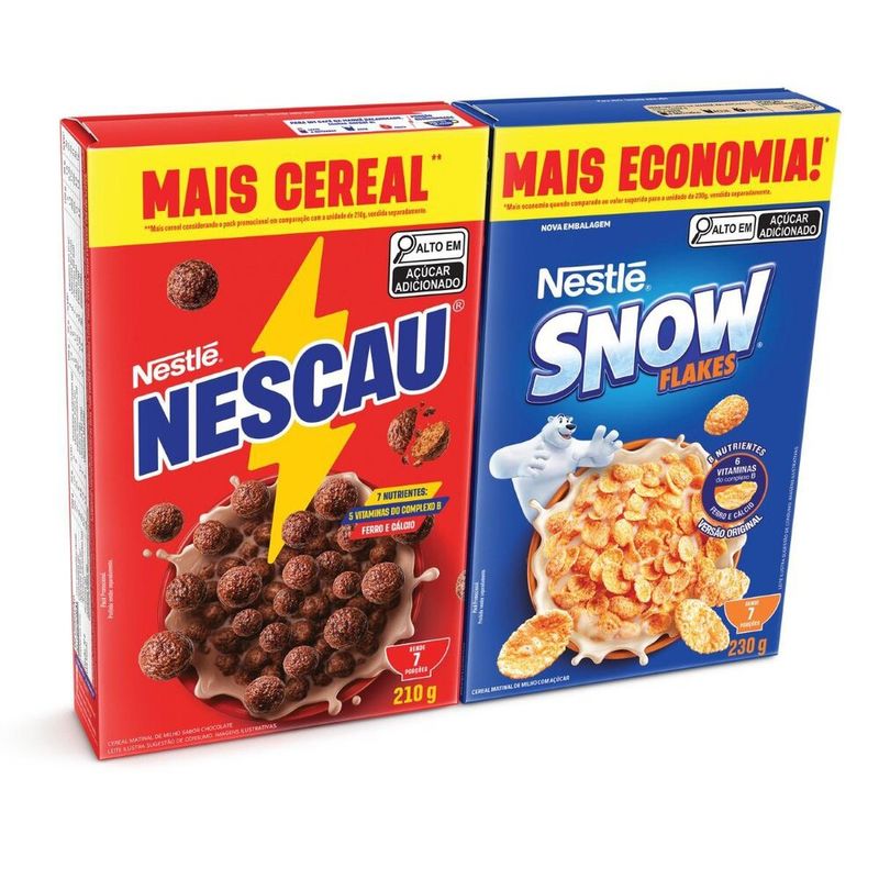 Cereal-Matinal-NESCAU-210g---Snow-Flakes-230g