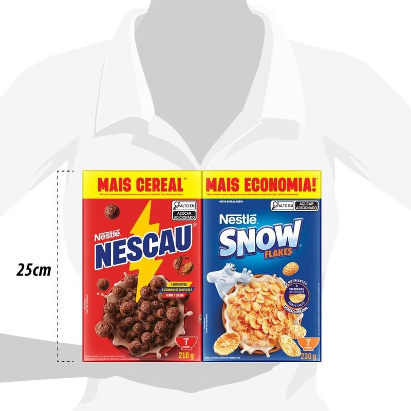 Cereal-Matinal-NESCAU-210g---Snow-Flakes-230g