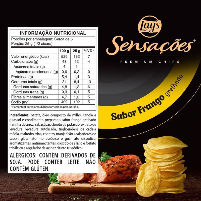 Batata-Lays-Sensacoes-Frango-Grelhado-125g