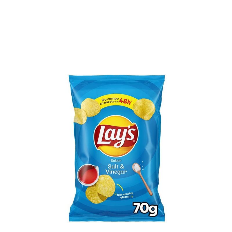 Batata-Lays-Sal-e-Vinagre-70g