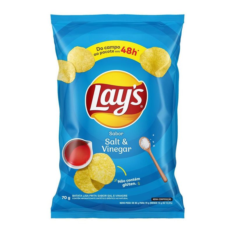 Batata-Lays-Sal-e-Vinagre-70g