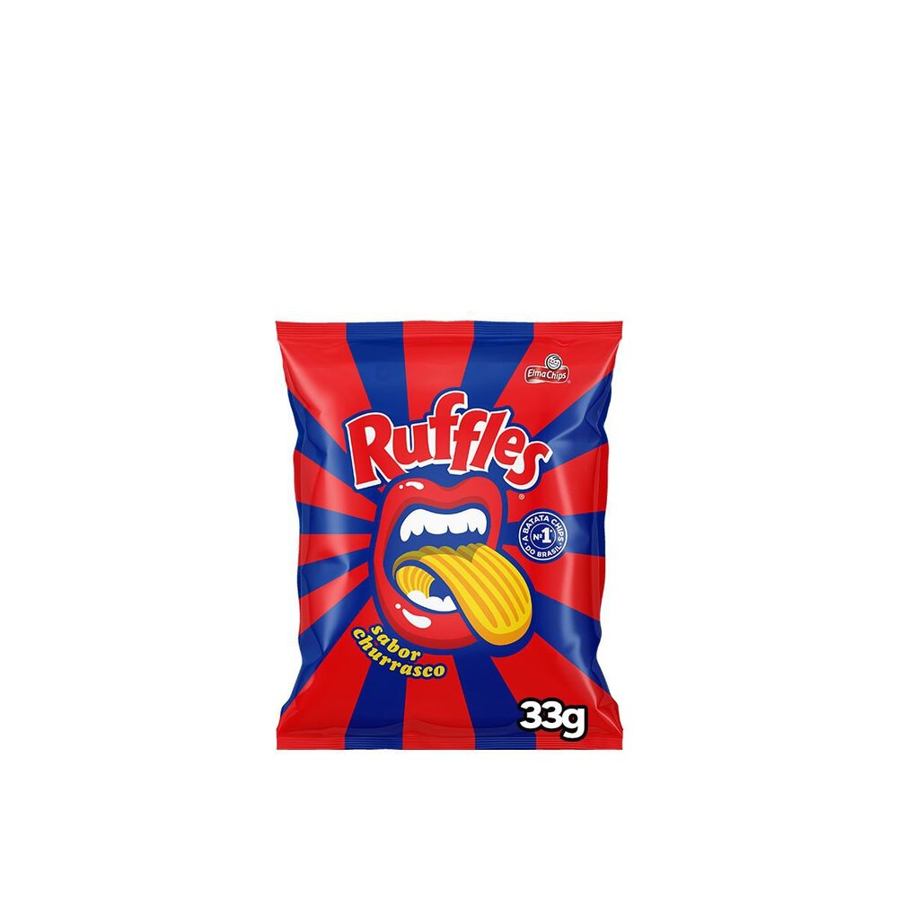 Batata Elma Chips Ruffles Sabor Churrasco 33g