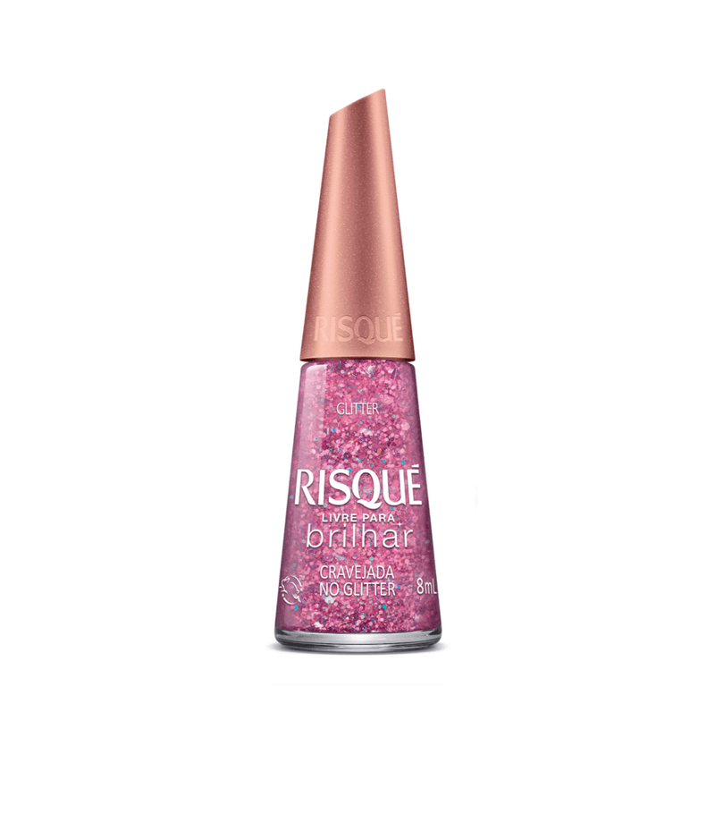 Esmalte-Risque-Livre-para-Brilhar-Glitter-Rosa-Cravejada---8ml
