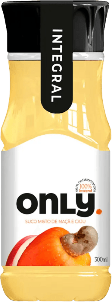 SUCO MISTO ONLY CAJU/MACA 300ML