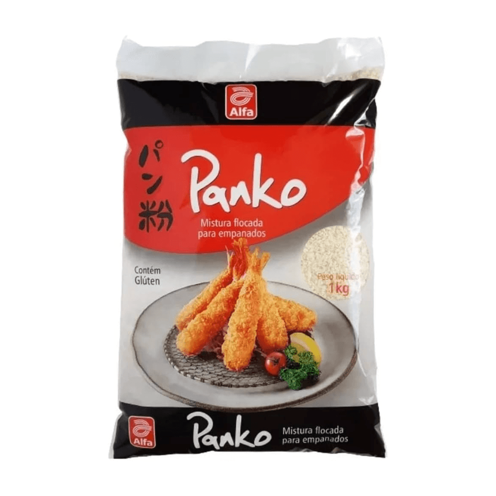 Farinha para Empanar Panko Macio e Crocante Embalagem 200g