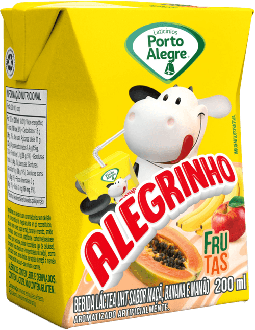 Bebida Láctea Alegrinho Vitamina 200ml