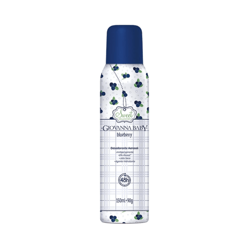 Desodorante Aerosol Giovanna Baby Blueberry 150Ml