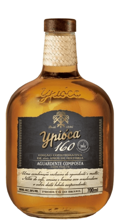 CACHACA YPIOCA 160 ANOS AGUARDENTE COMPOSTA COM MALTE 700ML-GARRAFA