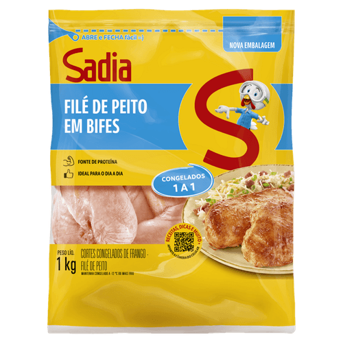 FILÉ FGO BIFE SADIA 1KG