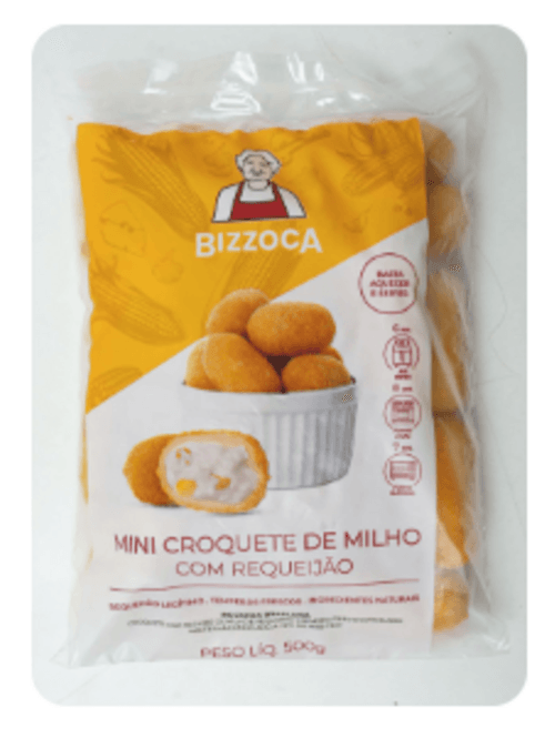 CROQUETE BIZZOCA 500G MILHO COM REQUEIJÃO