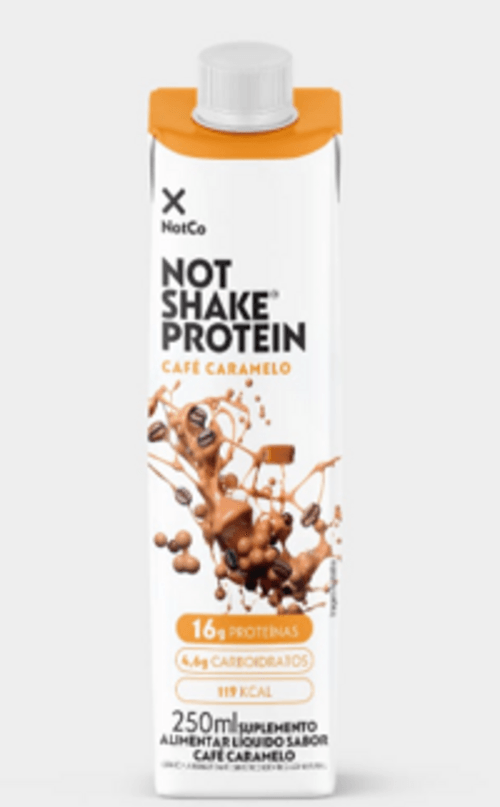 BEBIDA NOTSHAKE PROTEIN CAFE CARAMELO 250ML ZERO LACTOSE