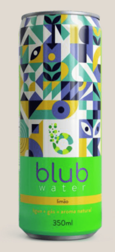 AGUA AROMATIZADA BLUB COM GAS 350ML-LT LIMAO
