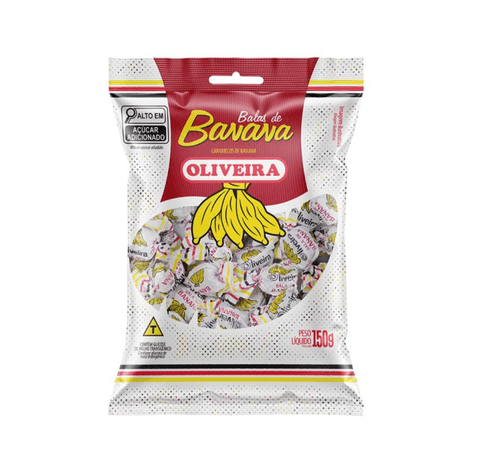 BALA MASTIG OLIVEIRA 150G-PC BANANA