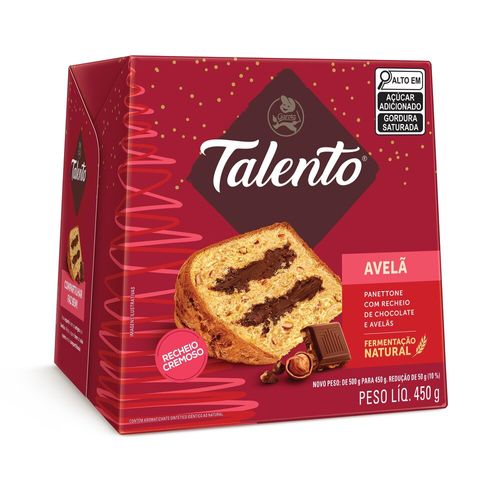 Panettone TALENTO Avelã 450g