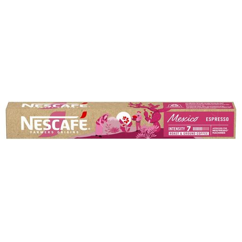 Café em Cápsula Compatível com Nespresso Nescafé Farmers Origins México 10 Cápsulas