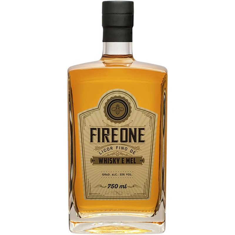 Licor-de-Whisky-Fire-One-Mel-750ml