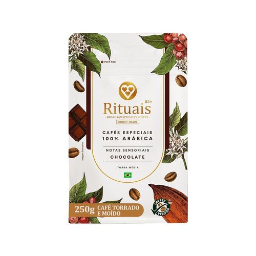 Café em pó Rituais Chocolate 3 Corações 250g