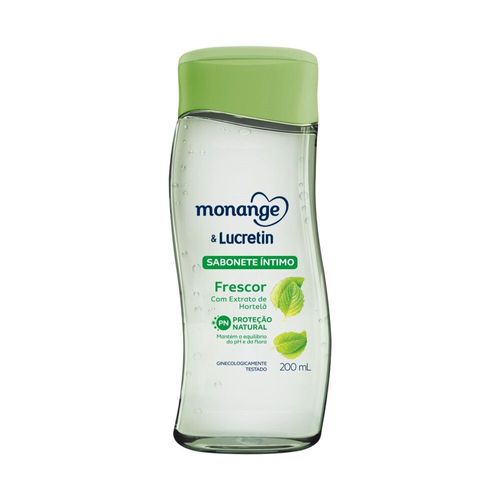 Sabonete Líquido Íntimo Monange & Lucretin Frescor 200ml
