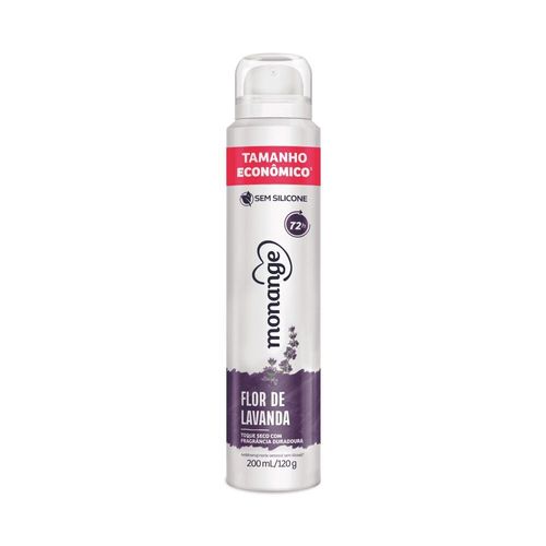Desodorante Monange Flor de Lavanda Aerossol Antitranspirante Feminino 200ml