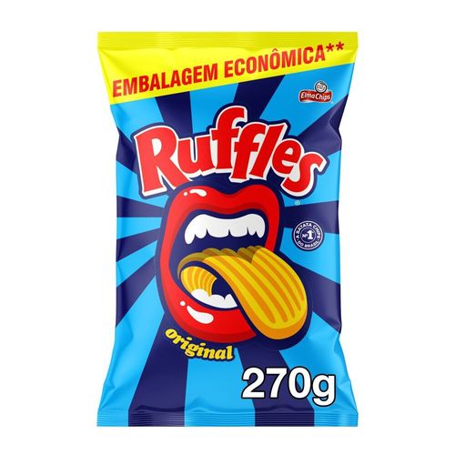 Batata Frita Ondulada Original Elma Chips Ruffles 270g