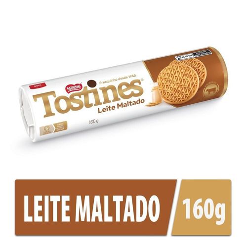 Biscoito TOSTINES Leite Maltado 160g