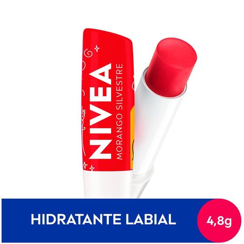 NIVEA Hidratante Labial Morango Silvestre Ed. Limitada Rapunzel Disney® Princesa 4,8g