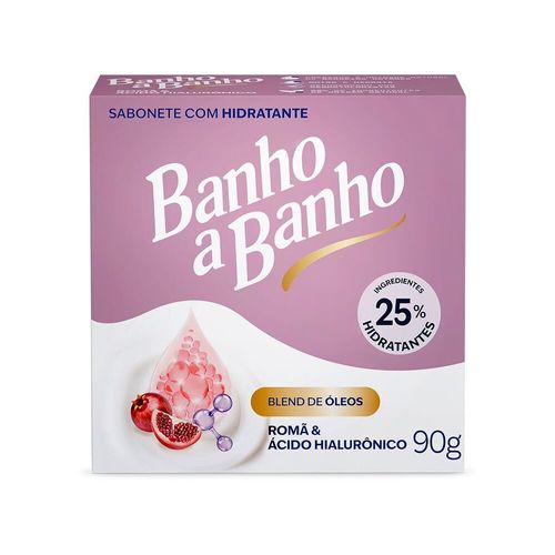 Sabonete Barra Banho a Banho Romã e Ácido Hialurônico 90g