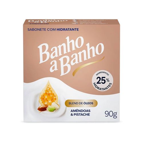 Sabonete Barra Banho a Banho Amêndoas e Pistache 90g
