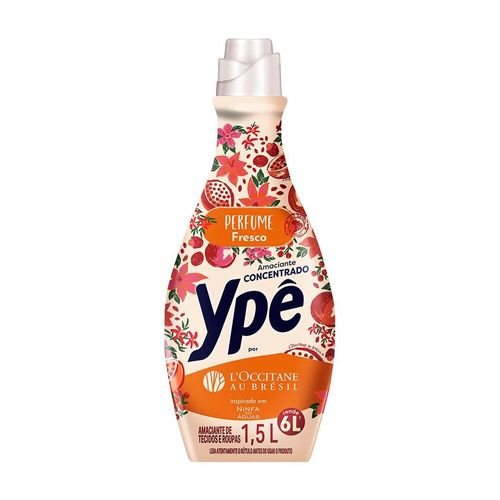 Amaciante Concentrado Ypê 1,5L Frasco L'Occitane Ninfa das águas