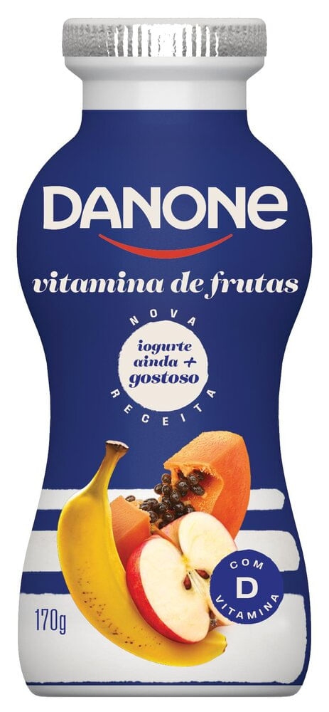 Iogurte Líquido Danone Vitamina de Frutas 170g