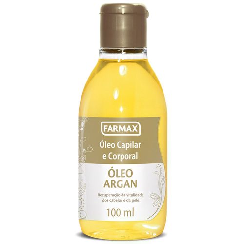 Óleo Corporal e Capilar Farmax Argan 100ml