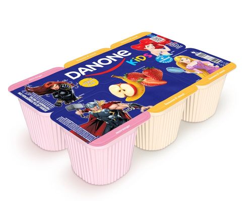 Danone Kids Polpa Morango & Banana Com Maça  510G