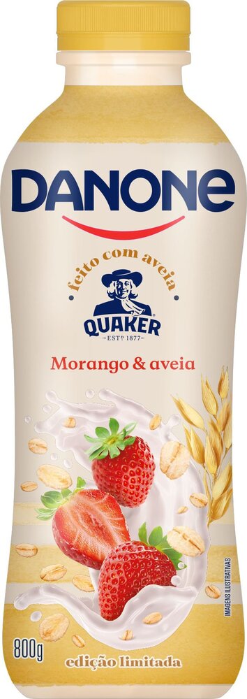 Danone Líquido Morango Com Aveia Quaker® 800G