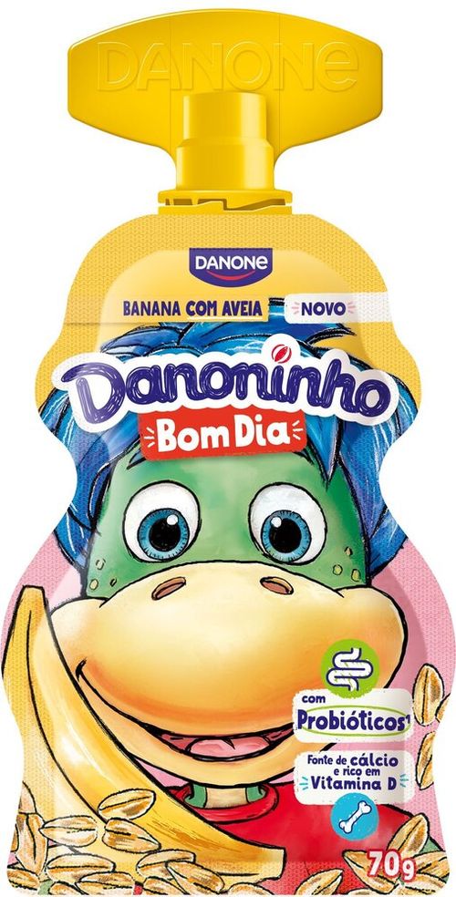IOG DANONINHO INTEG BOM DIA  BANANA E AVEIA 70G