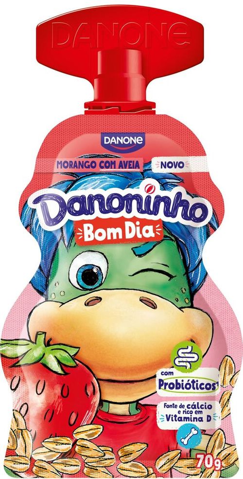 IOG DANONINHO INTEG BOM DIA  MORANGO E AVEIA 70G