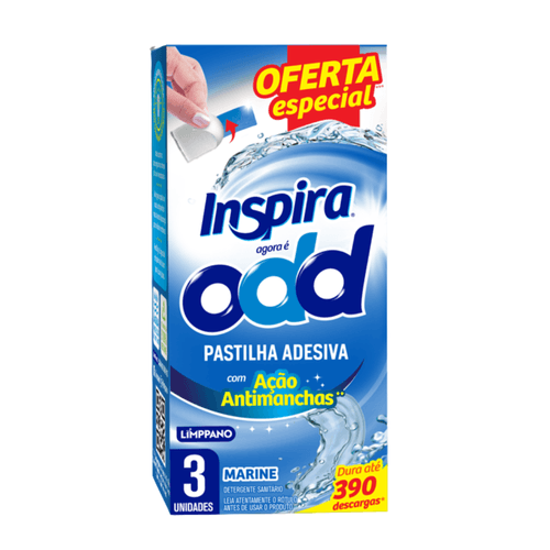 Pastilha Sanitária Inspira Marine 3 Unidades Oferta Especial