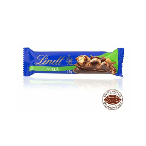 Chocolate Ao Leite Com Avelã Lindt Nocciolatte - 35g
