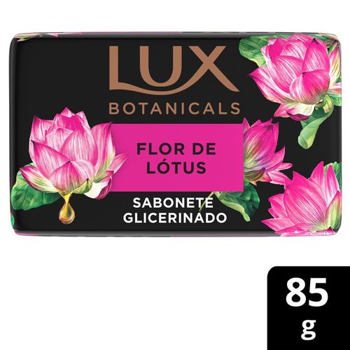 Sabonete em Barra de Glicerina Flor de Lótus Óleos Hidraflorais Lux Botanicals Envoltório 85g