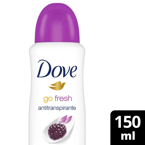 Desodorante Aerosol Dove Fresh Care Amora e Flor de Lótus 150ml