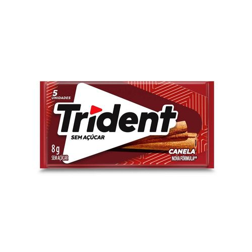 Chiclete Trident Canela sem açúcar